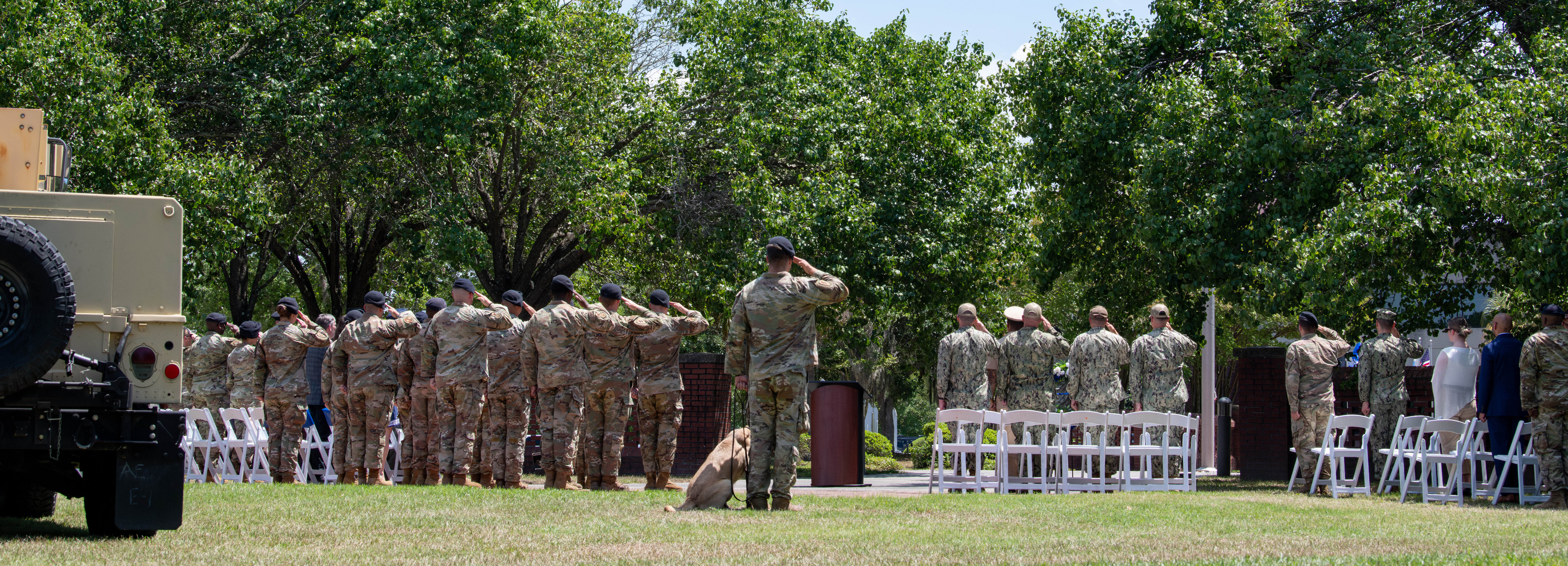 Photo of the Retreat Ceremony from 2026 Police Week